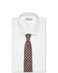 Rubinacci Puppytooth Cotton And Silk Blend Jacquard Tie