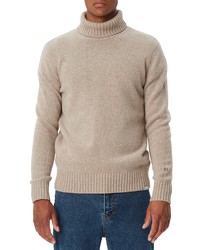 LES DEUX Grant Merino Wool Turtleneck Sweater