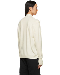 Undercover Off White Wool Cashmere Turtleneck