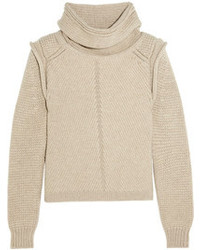 Chloé Wool Silk And Cashmere Blend Turtleneck Sweater