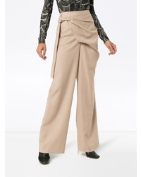Low Classic High Waisted Wrap Wool Blend Trousers