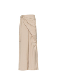 Low Classic High Waisted Wrap Wool Blend Trousers