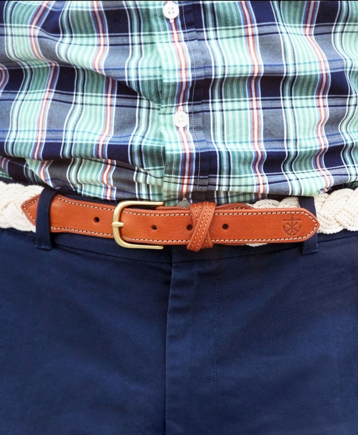 Brooks Brothers Kiel James Patrick Bb1 Braided Belt, $98, Brooks Brothers