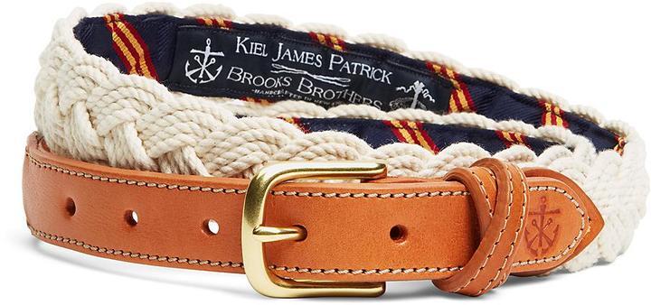 Kiel James Patrick, Accessories, Brooks Brothers Golden Fleece Keil James  Patrick Braided Belt With Anchor Buckle