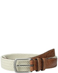 Italian Woven Cotton Belt in Tan, Brown & Cream by Torino Leather Co. -  Hansen's Clothing