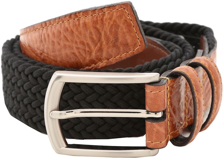 Torino Leather Co. 32mm Italian Woven Multi Cotton Elastic Belts, $70, Zappos