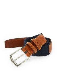 Saks Fifth Avenue Collection Woven Cotton Belt