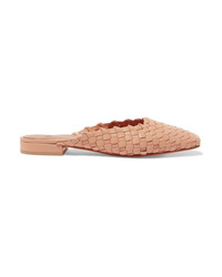 Loq Galia Woven Leather Slippers