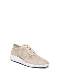 Beige Woven Low Top Sneakers