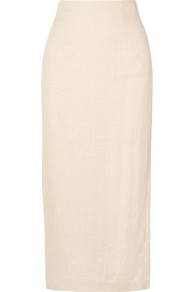 Theory Woven Midi Skirt, $355 | NET-A-PORTER.COM | Lookastic