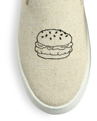 Soludos Fast Food Linen Skate Sneakers