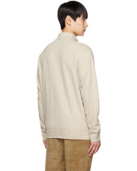 Polo Ralph Lauren Beige Half Zip Sweatshirt