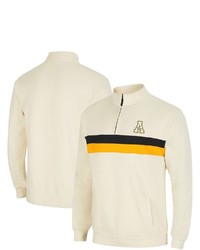 Colosseum Cream Appalachian State Mountaineers Activities Quarter Zip Jacket At Nordstrom