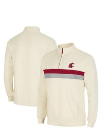 Colosseum Cream Washington State Cougars Activities Quarter Zip Jacket At Nordstrom