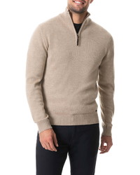 Rodd & Gunn Dannemore Quarter Zip Wool Sweater