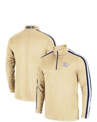 Colosseum Gold Tech Yellow Jackets 1955 Quarter Zip Jacket At Nordstrom