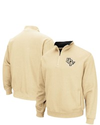 Colosseum Gold Ucf Knights Tortugas Logo Quarter Zip Jacket In Vegas Gold At Nordstrom