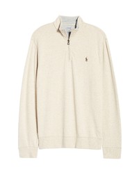 Polo Ralph Lauren Luxe Jersey Quarter Zip Sweatshirt