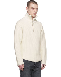 Eytys Off White Neptune Zip Up Sweater