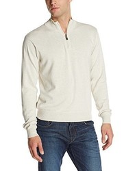 Perry Ellis Long Sleeve Solid Half Zip Sweater