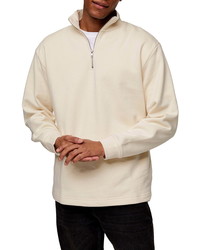 Topman Quarter Zip Pullover