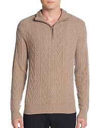 Saks Fifth Avenue Cashmere Cable Knit Sweater