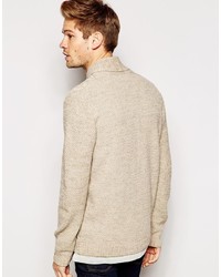 Asos Brand Cable Knit Bomber Jacket