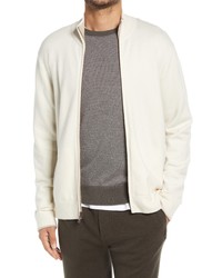 Vince Full Zip Wool Cashmere Cardigan
