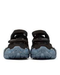 Acne Studios Black And Blue Velcro Sneakers