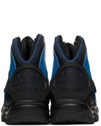 Kiko Kostadinov Black Blue Jehtra High Top Sneakers