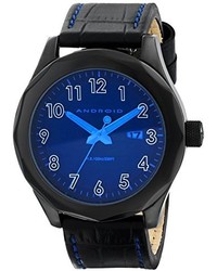 Android Ad488abu Euxine 45 Ion Plating Black Bezel Blue Lens Watch