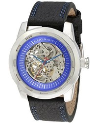Android Ad655abu Caprice Analog Automatic Self Wind Black Watch