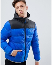 Tokyo Laundry Panelled Puffer Jacket With Hood