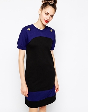 Love Moschino 34 Sleeve With Detail Black Blue, $255 | Asos | Lookastic