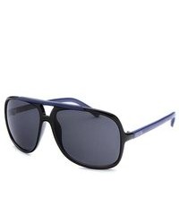 Kenneth Cole Reaction Square Black Blue Sunglasses