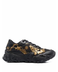 VERSACE JEANS COUTURE Baroque Pattern Print Low Top Sneakers