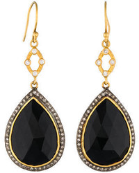 Sara Weinstock Faceted Spinel Diamond Halo Earrings