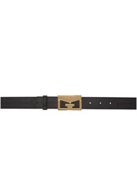 Givenchy Black Leather Mystic Belt