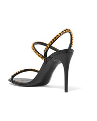 Tom Ford Chain Embellished Leather Sandals