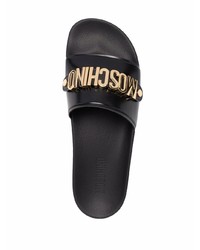 Moschino Logo Plaque Slides