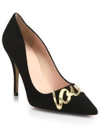 Kate Spade New York Love Suede Pointy Toe Pumps