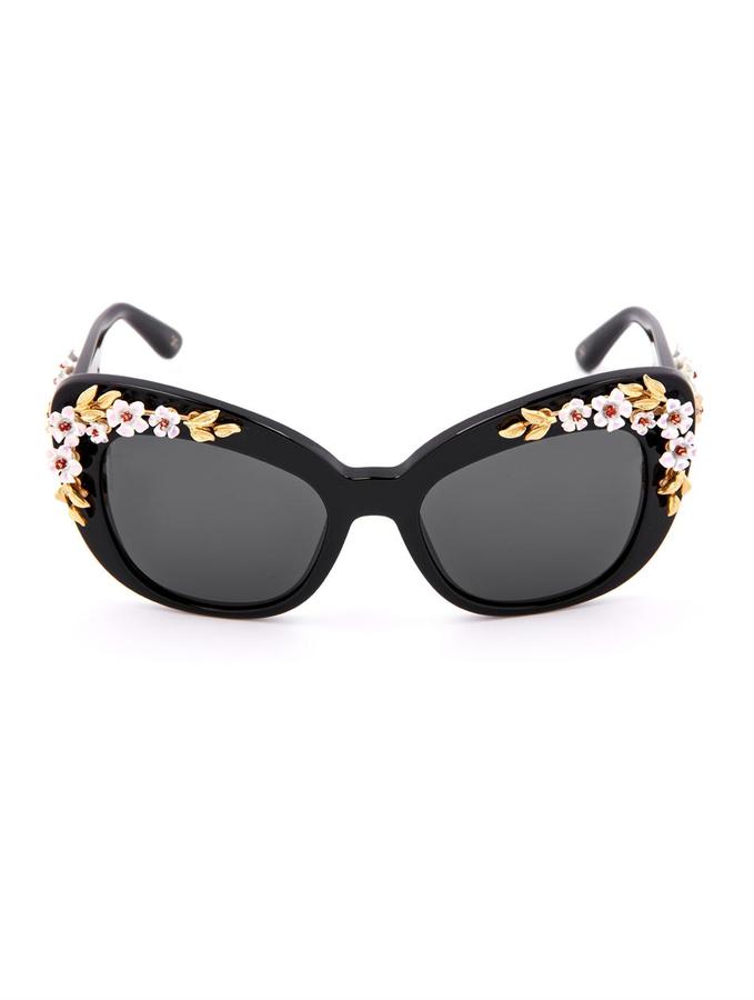 dolce and gabbana sunglasses with flowers