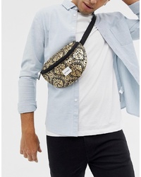 Black and Gold Fanny Pack