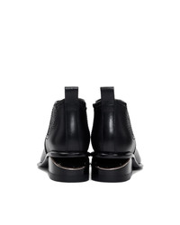 Alexander Wang Black And Gold Kori Boots