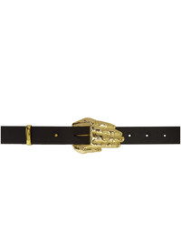 Charles Jeffrey Loverboy Black And Gold Casted Hand Belt