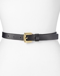 Vince Camuto Belt Gold Tone Buckle On Perforated Panel