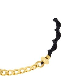 Black Dakini Cuban Link Braided Bracelet