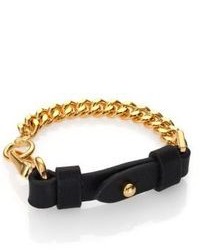 Marc by Marc Jacobs Bmx Leather Chain Bracelet