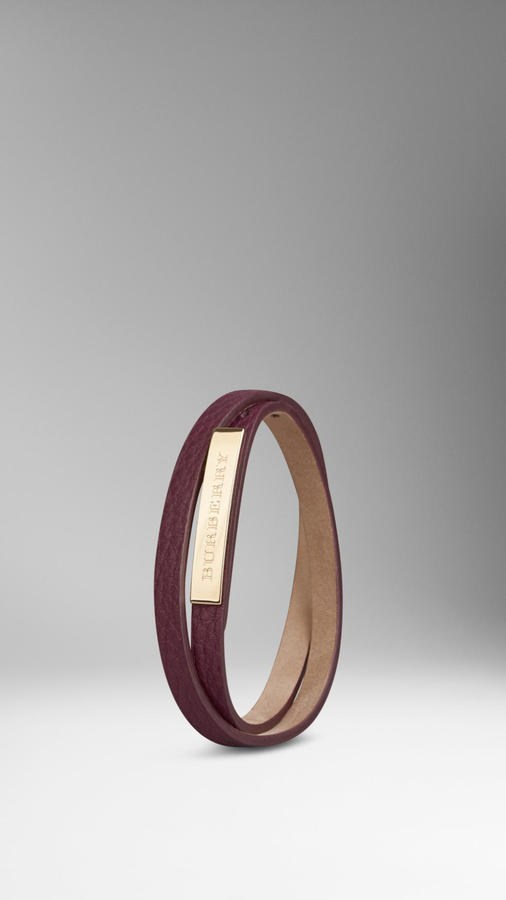 burberry leather wrap bracelet