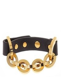 Fornash Cusp Leather And Chain Bracelet